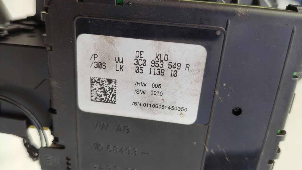 фото №7, Vw passat b6 переключатель комбинированный лента круиз-контроль