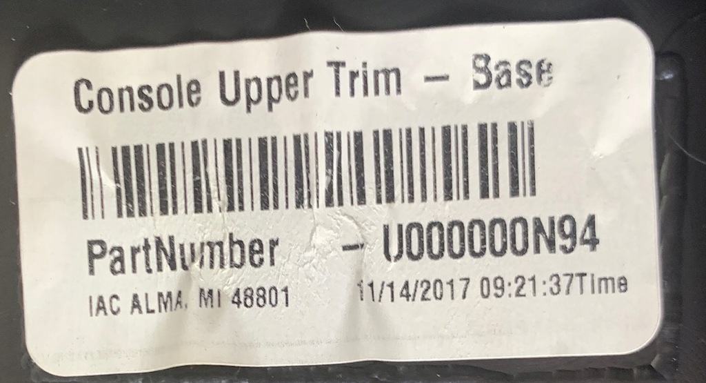 фото №8, Chevrolet camaro vi 16- подлокотник туннель средний 23461537