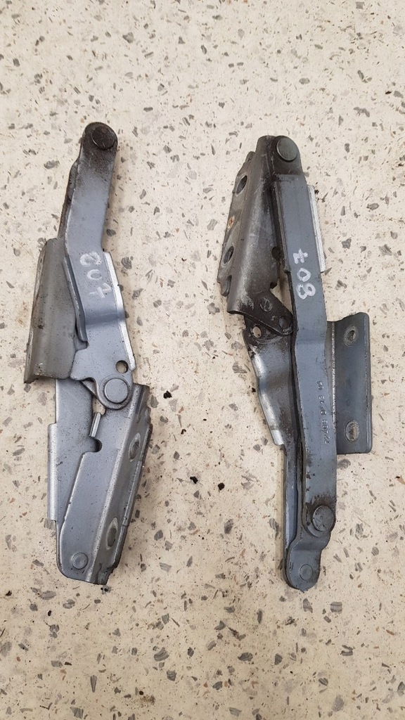 фото №1, Петля капот крышки двигателя комплект peugeot 807