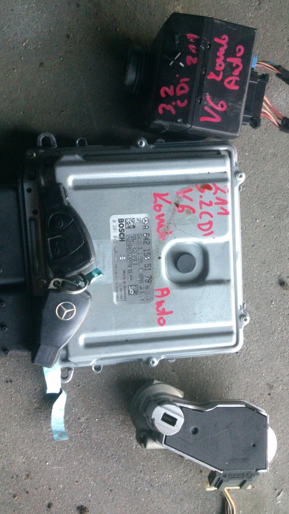 фото №6, Набор стартовый замок зажигания do mercedesa w 211 3.2