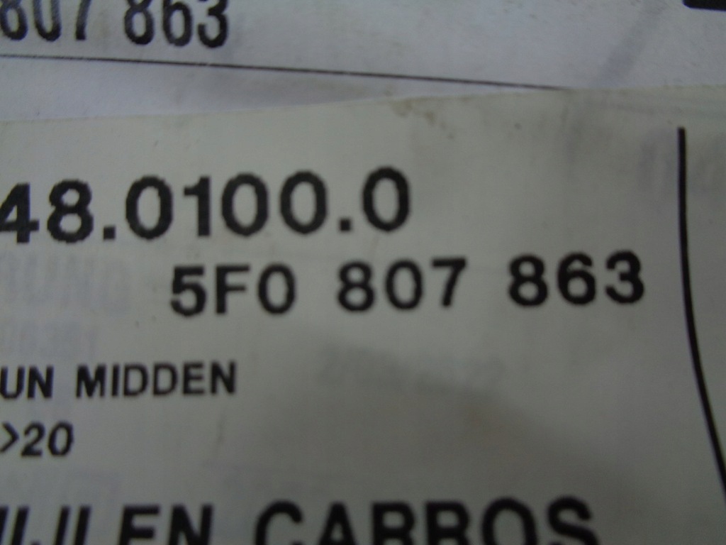 фото №14, Напрямна бампера задня seat leon iii 5f0807863