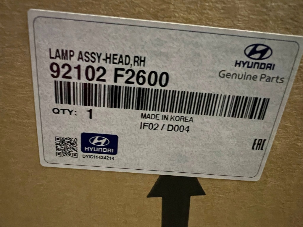 фото №15, Hyundai elantra vi lift 2019- лампа правая передняя правый перед europa