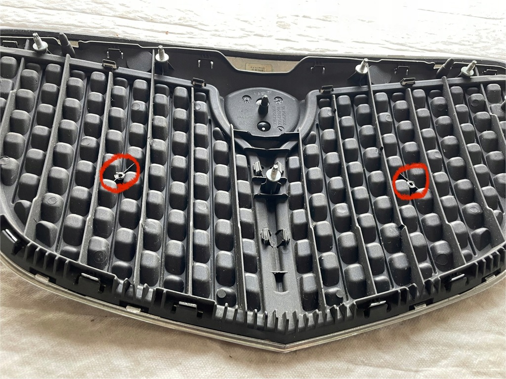 фото №11, Оригінальна решітка решітка радіатора решітка радіатора хром бампера lancia ypsilon ii перед