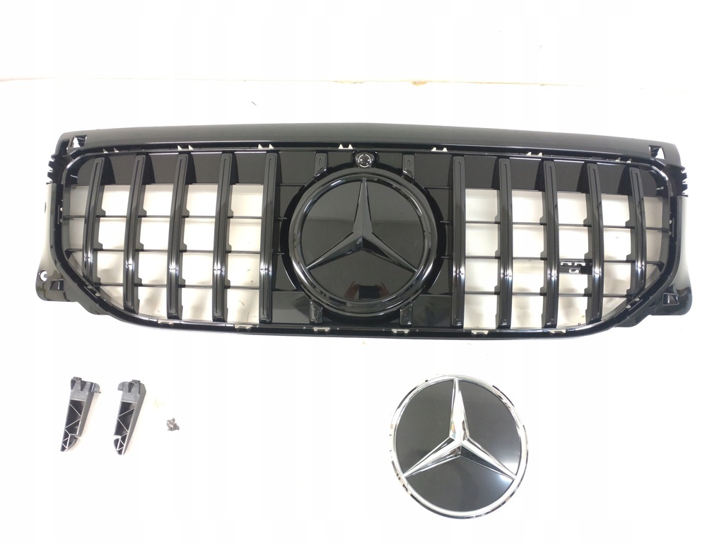 фото №9, Новий решітка радіатора решітка радіатора радіатора mercedes glb lift x247 gt full black 2023-