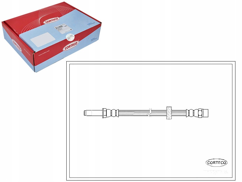 Купити Corteco шланг гальмівний 1l0611701 a sl5260