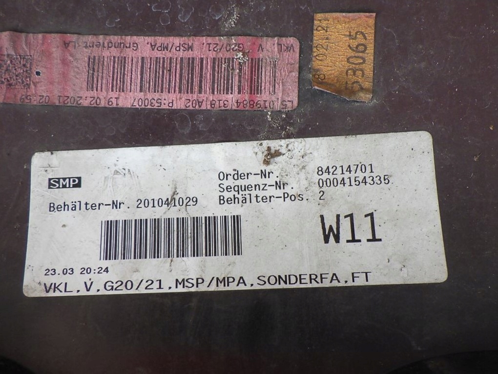 фото №8, Bmw 3 g20 g21 m набір бампер передній