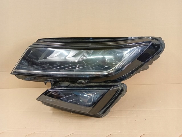 фото №1, Лампа левая фара левый skoda kodiaq 565 566 full led 16-