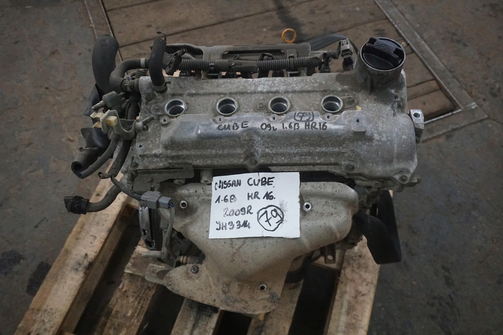 фото №9, Nissan cube двигун 1.6 бензин hr16 hr16de 2009rok блок головка nr.79