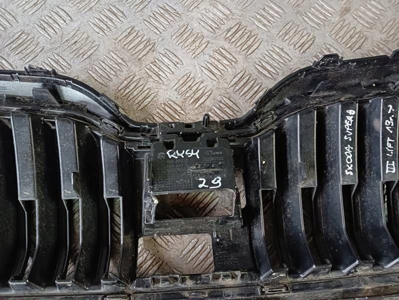 фото №13, M29 решётка радиатора решётка радиатора решётка радиатора skoda superb iii 3 3v lift 19- 3v0853653g