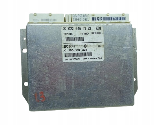 фото №1, Блок керування esp 0225457132 mercedes w168