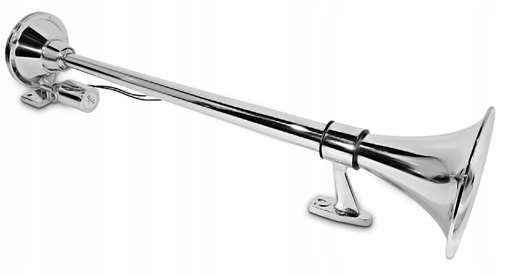 фото №11, Клаксон сигнал хром tir сигнал 12v/24v гучний