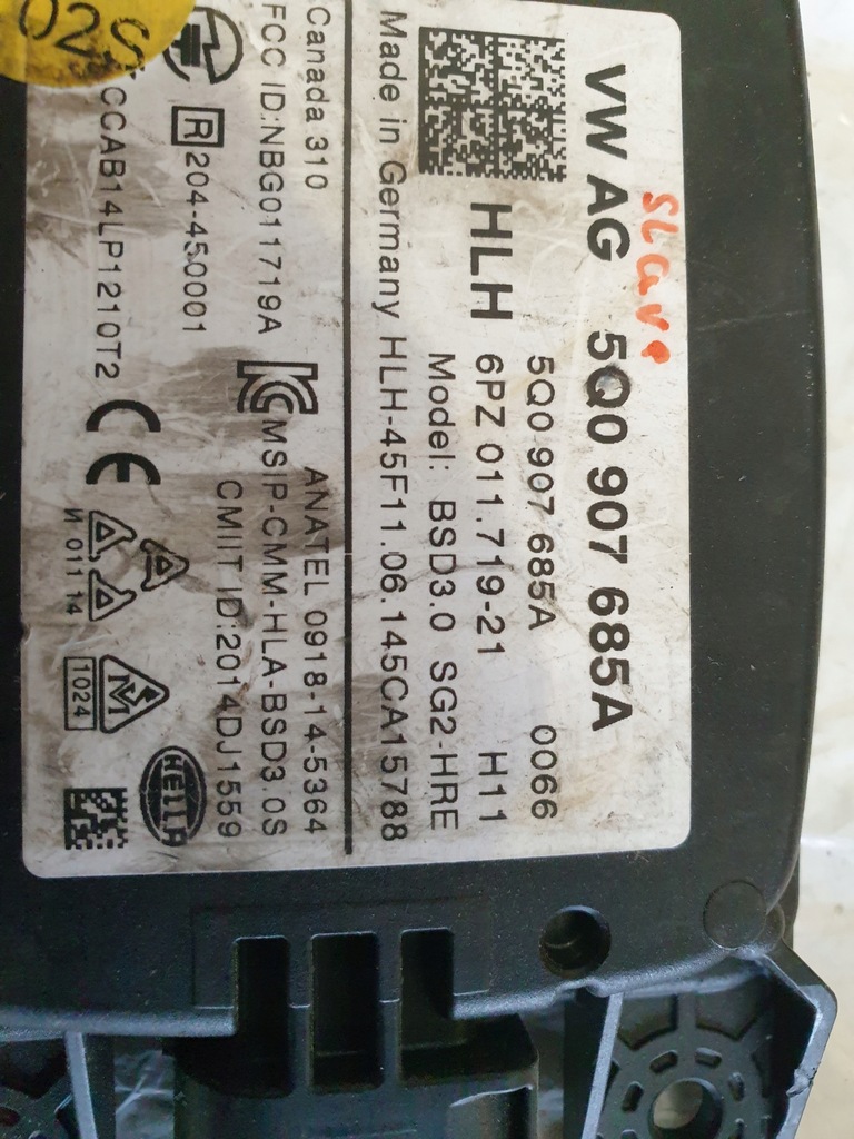 фото №11, Vw jetta golf sharan радар задня 5q0907685a