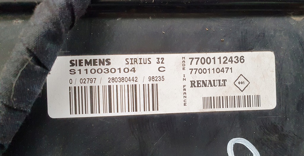 фото №2, Набор стартовый renault clio ii 1.2 7700112436