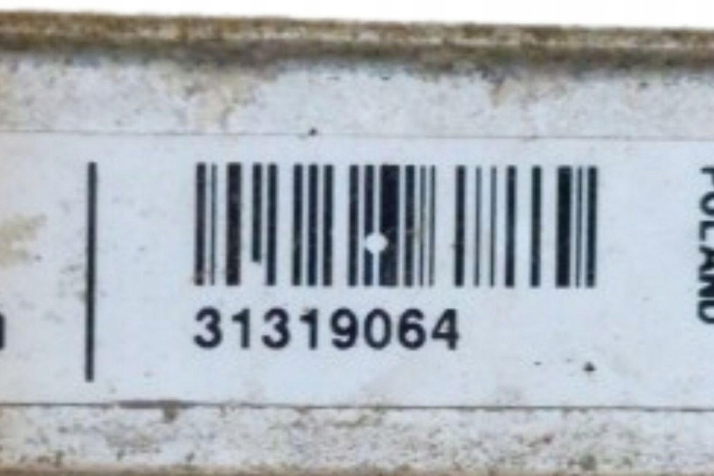 фото №7, Радиатор wody volvo v40 cross country 526 31319064 1.6l дизель 84kw 2013