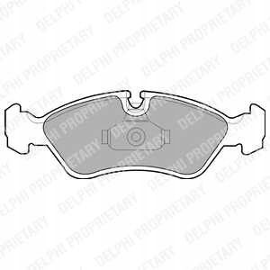 фото №2, Тормозные диски тормозные колодки перед delphi opel calibra a