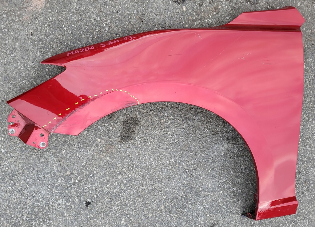 фото №1, Крыло левый перед mazda 3 bm оригинальный номер