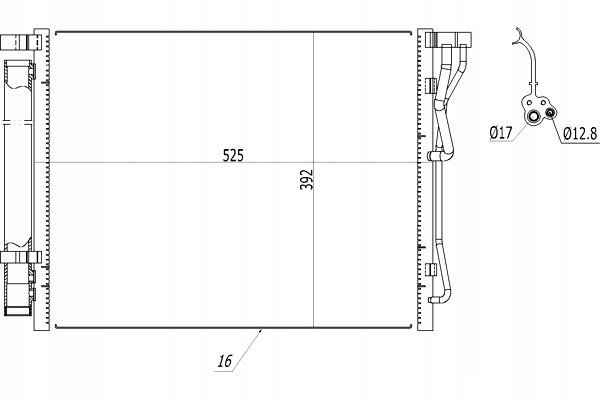 фото №2, Конденсатор конденсатор кондиціонера sonata 14- hart