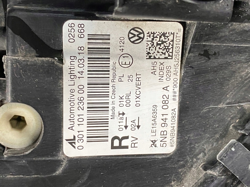фото №7, Vw tiguan 5n лампа led правая перед 5nb941082a