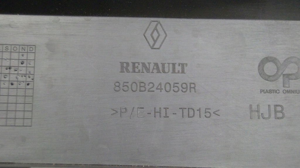 фото №8, Renault captur ii 19-24 бампер задний спойлер задняя