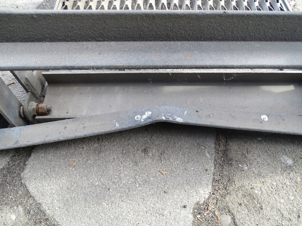 фото №7, Man l2000 le 94-04 бампер балка задня підніжка