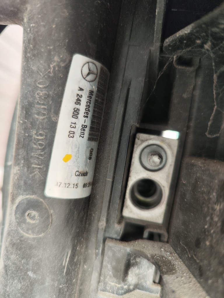 фото №8, Pas передній радіатор mercedes b w246 2.2 d 2017