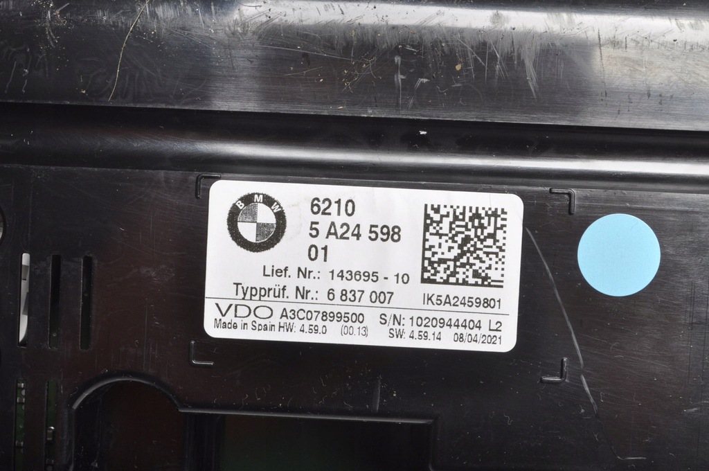 фото №6, Bmw x1 f48 счетчик приборы 5a24598 anglik