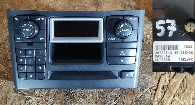 фото №1, Панель радио volvo xc90 30732643 гарантия