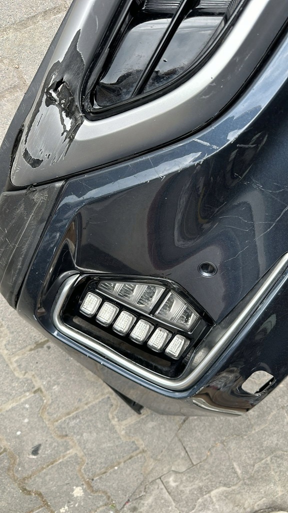 фото №4, Hyundai grand santa fe 2015- бампер перед передний