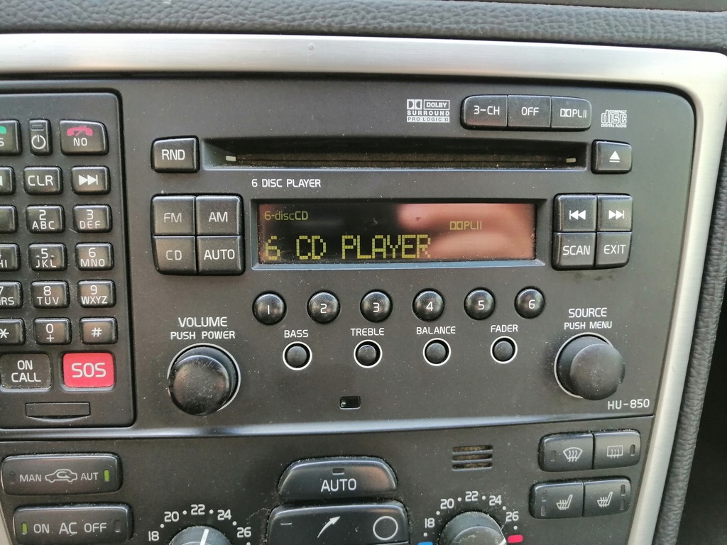 фото №7, Радіо volvo v70 ii s60 hu-850 hal 8582