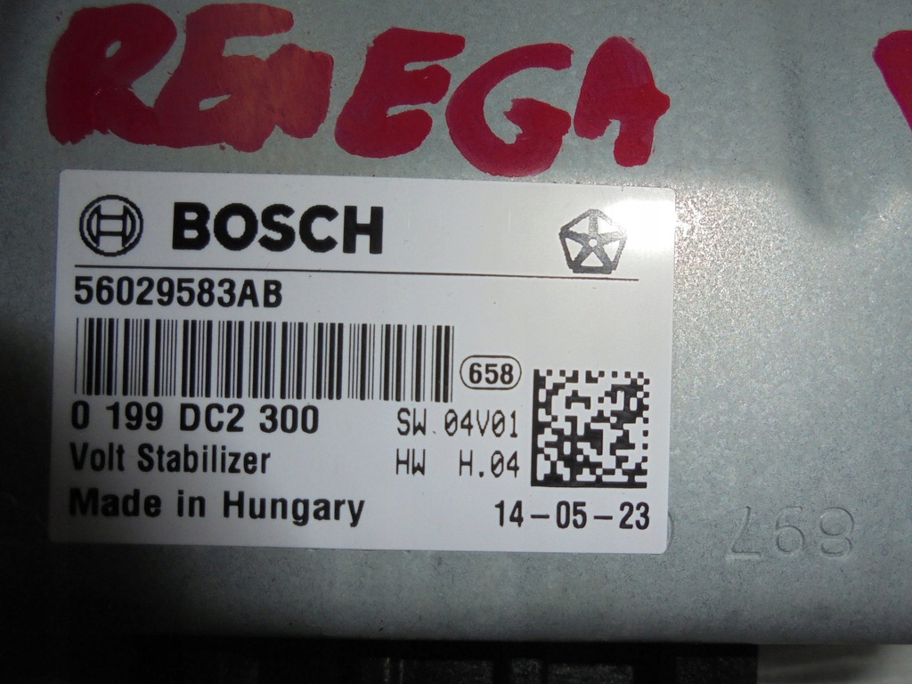 фото №2, Модуль регулятор напряжения jeep renegade 56029583ab