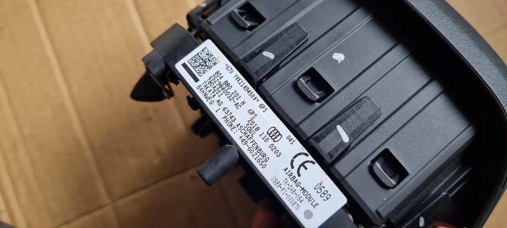 фото №10, Sq5 80a подушка руля водителя подушка безопасности sline 80a880201h