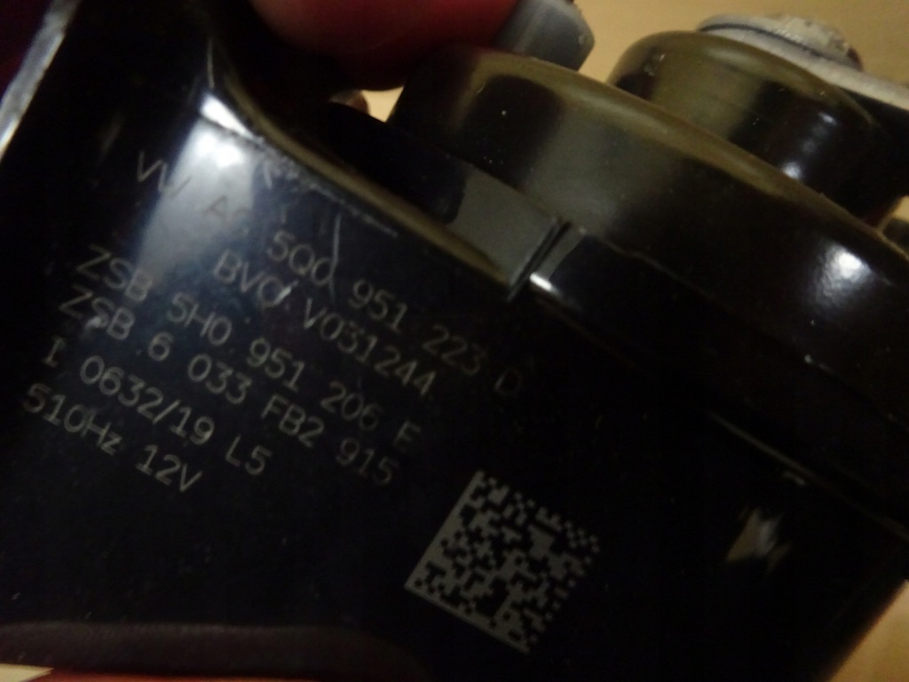 фото №6, Vw golf 8 клаксон сигнал 5q0951223d 5h0951182b