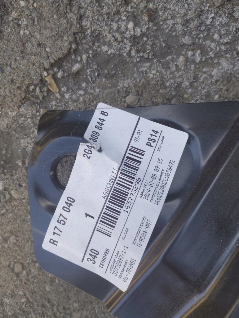 фото №9, Крыло правый задняя vw polo 2g 2g4 2017-^