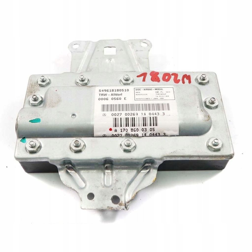 фото №12, Mercedes w202 w208 обшивка двері подушка повітряна лівий перед a1708600305