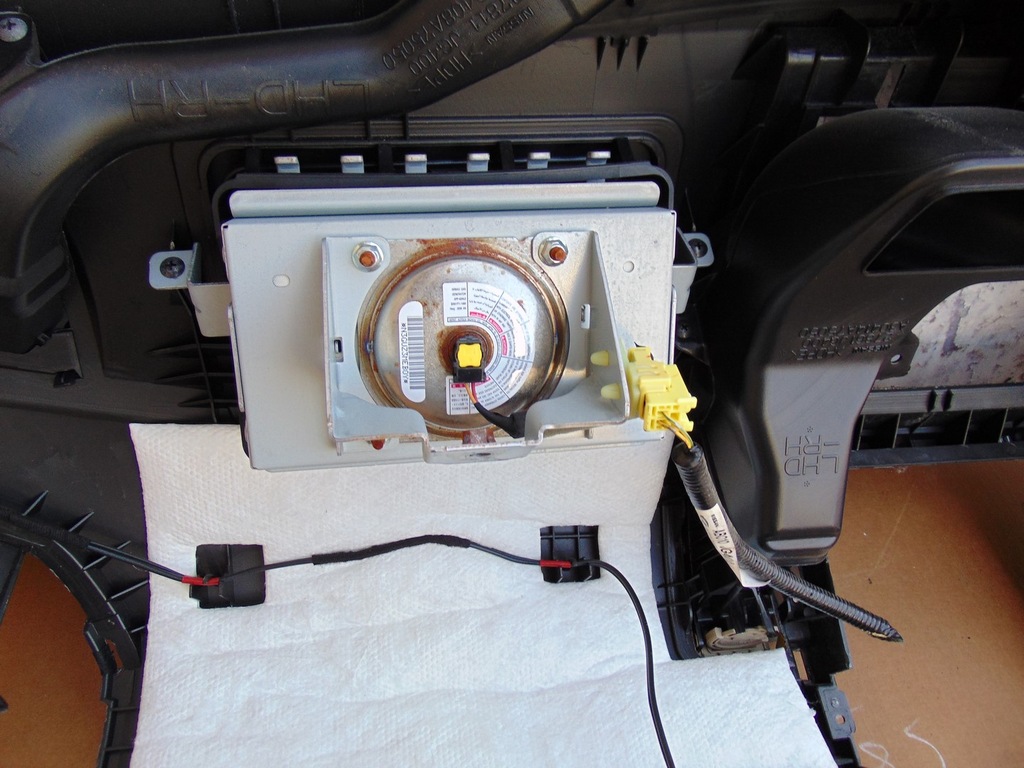 фото №12, Консоль подушки безопасности подушка безопасности ремни nissan x-trail t31 europa оригинал