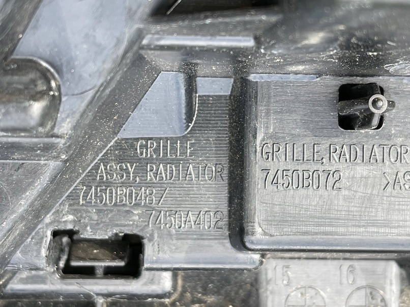 фото №4, Mitsubishi eclipse cross решётка радиатора решётка радиатора idealna