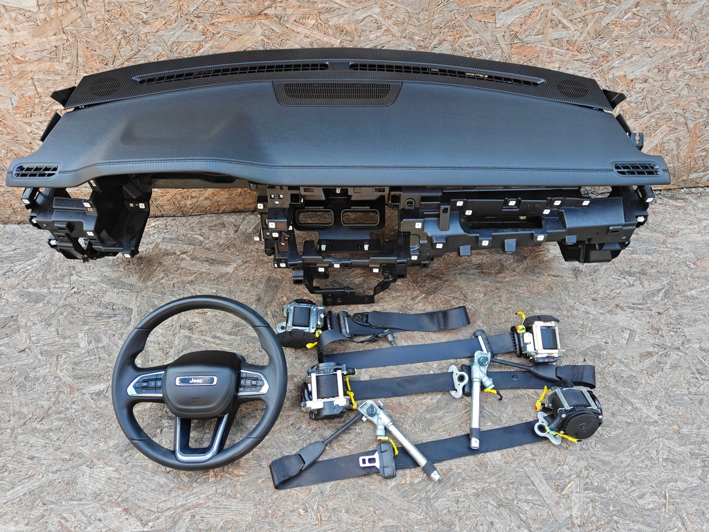 фото №1, Консоль панель приладів подушка безпеки ремені jeep compass ii lift 2022 оригінал !!!