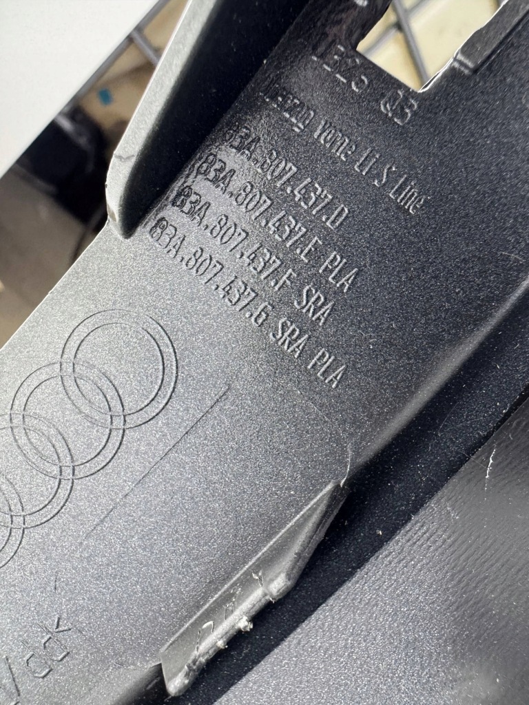 Бампер передний audi q3 s-line 4xpdc lx7g 83a807437d с Разборки