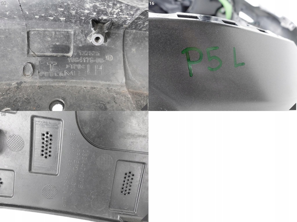 Tesla model 3 17- бампер перед 6xpdc Оригинал