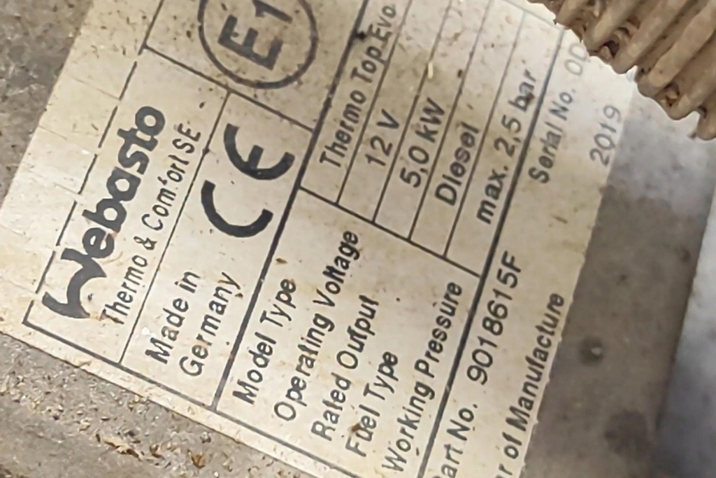 фото №7, Webasto peugeot traveller 9018615f 2.0l дизель 2019