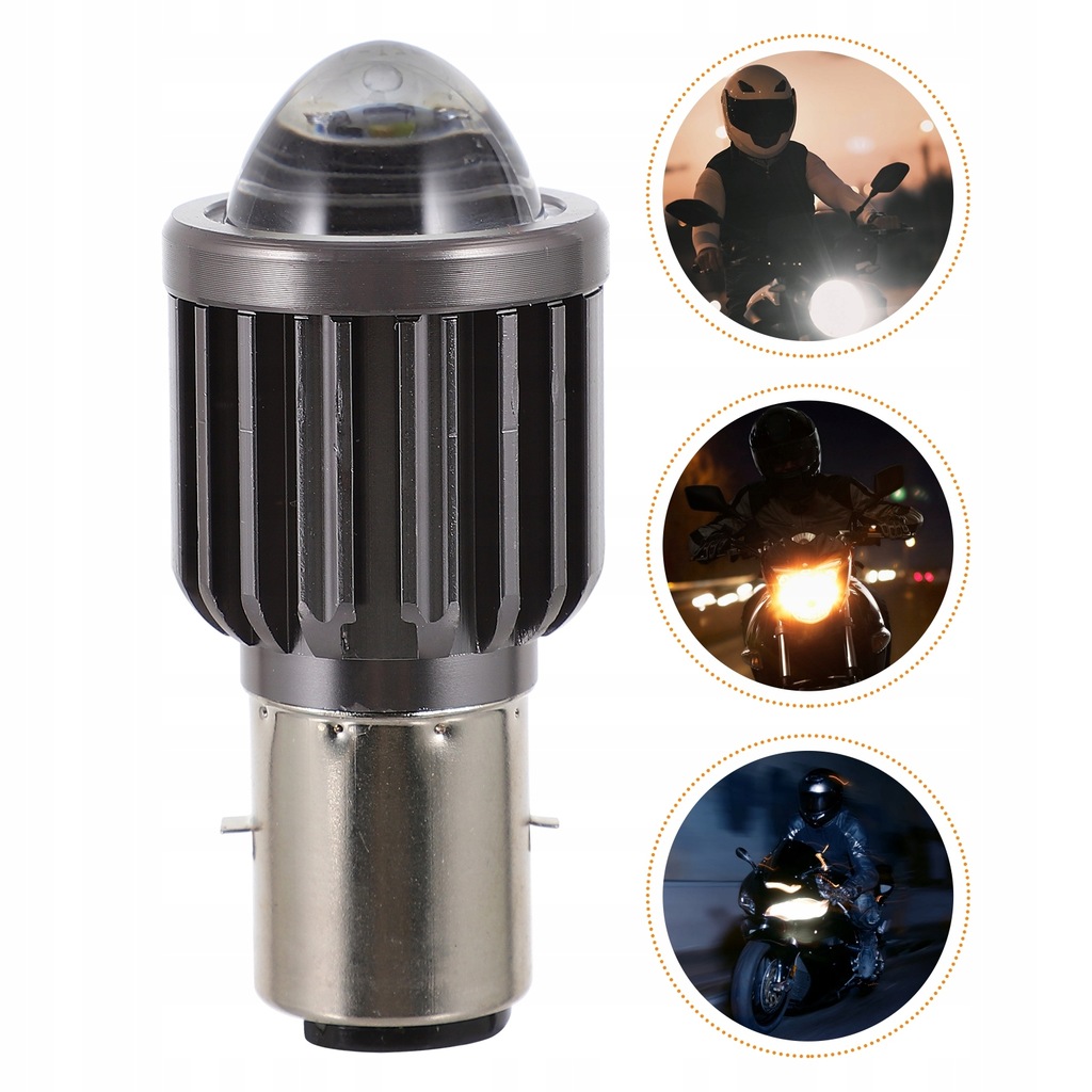 фото №5, Лампа led do motocykla модернізація фара