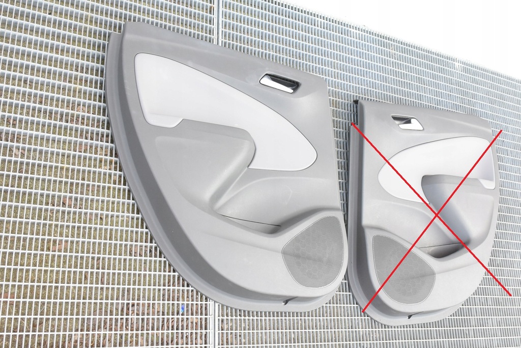 фото №1, Opel crossland x обшивка дверь левый задняя кожа серая