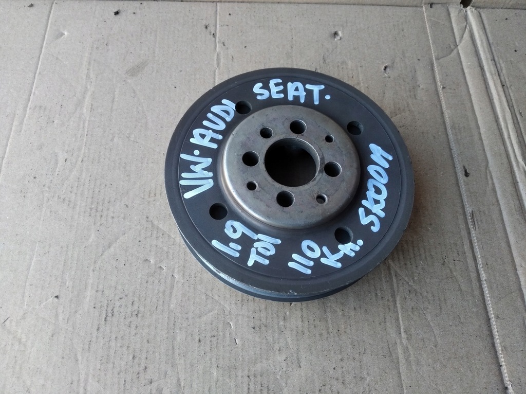 фото №4, Шків колінчастого вала колінчастого vw golf iv audi a3 8l skoda 1,9 tdi 110km