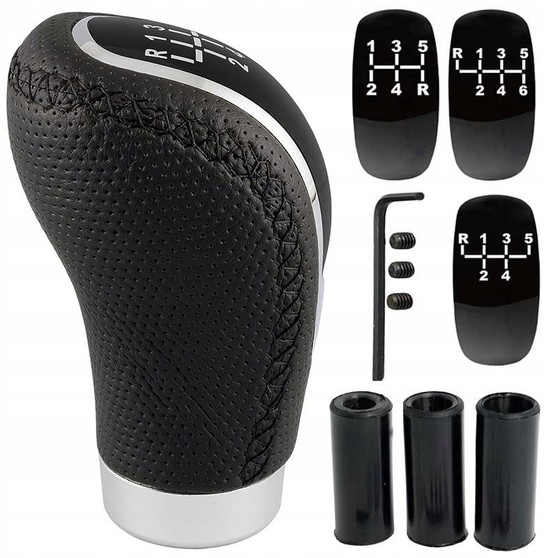 фото №16, Ручка перемикання передач універсальна шкіра 5 6 ступенева тяга перемикання передач