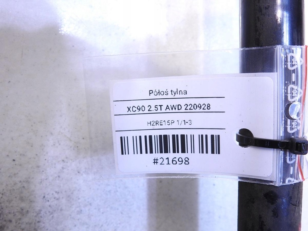 фото №7, Приводной вал задняя задняя автоматическая коробка передач volvo xc90 i 2.5 t