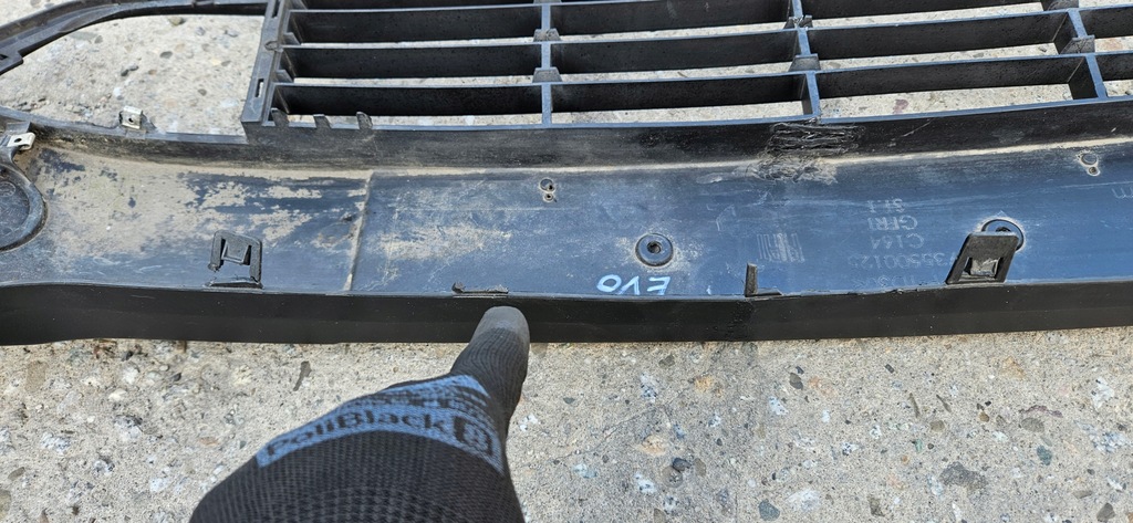 фото №6, Fiat grand punto evo накладка бампер перед решітка накладка