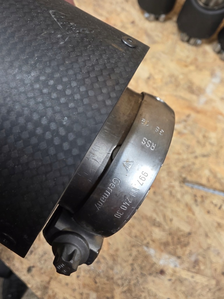 фото №6, 2x наконечник выхлоп audi abt карбон rs4 rs6 sq5 rs7 itp abt sport