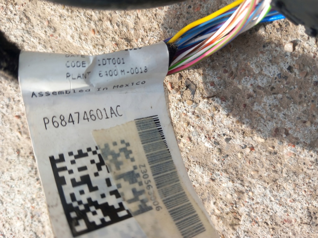 фото №12, Ram v 1500 19-wiązka электропроводка панели приборной панели 68474601ac usa