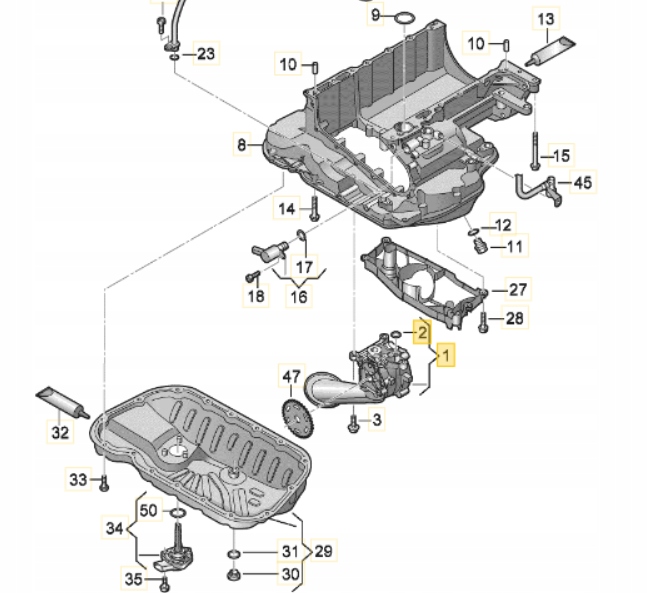 фото №2, Audi насос оливи 059115103cn