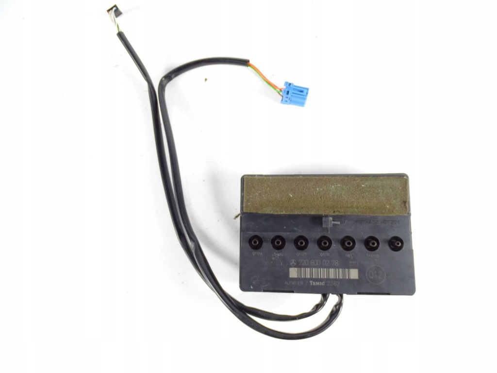 фото №1, Mercedes s klasa w220 модуль помпа массажа сиденье